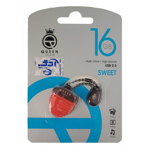 فلش مموری QUEEN TECH مدل SWEET ظرفیت 16 گیگابایت فلش مموری QUEEN TECH مدل SWEET ظرفیت 16 گیگابایت