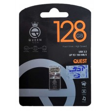 فلش QUEEN TECH USB3.2 مدل QUEST ظرفیت 128 گیگابایت فلش QUEEN TECH USB3.2 مدل QUEST ظرفیت 128 گیگابایت
