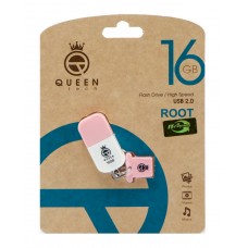 فلش مموری QUEEN TECH مدل ROOT ظرفیت 16 گیگابایت
