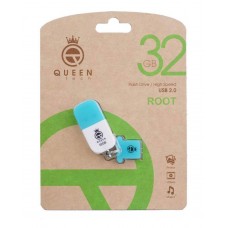 فلش مموری QUEEN TECH مدل ROOT ظرفیت 32 گیگابایت