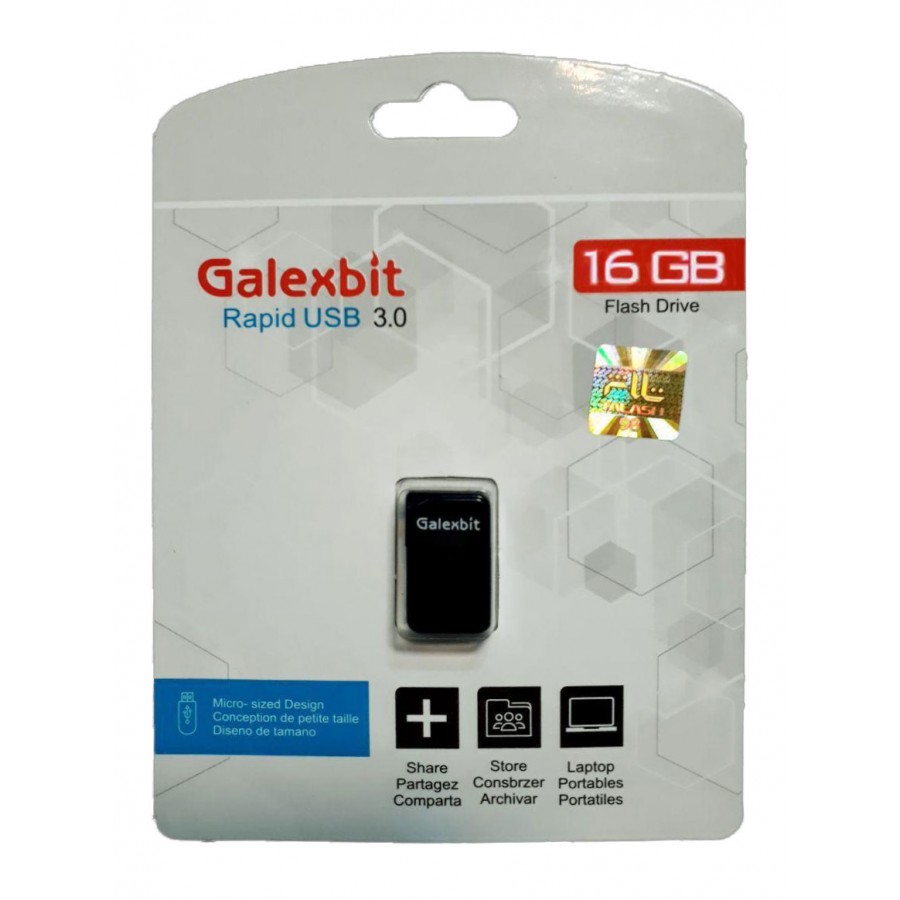 فلش مموری USB3.0 GALEXBIT مدل RAPID ظرفیت 16 گیگابایت