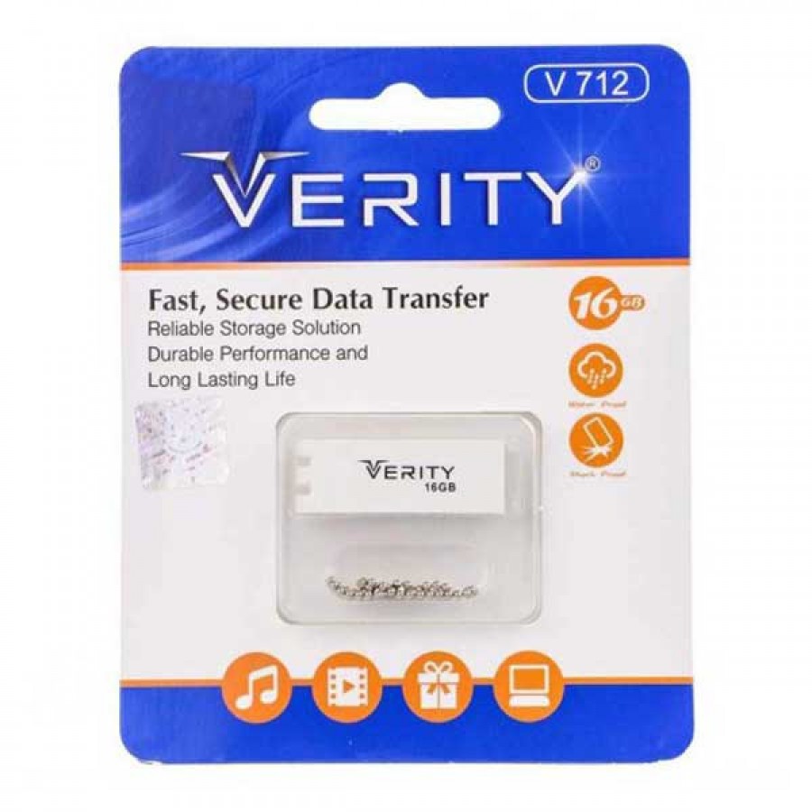 فلش مموری VERITY مدل V 712 با ظرفيت 16 گيگابايت