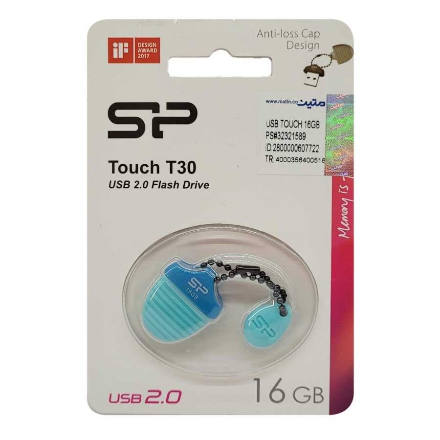 فلش مموری Silicon Power مدل TOUCH T30 ظرفیت 16 گیگابایت فلش مموری Silicon Power مدل TOUCH T30 ظرفیت 16 گیگابایت