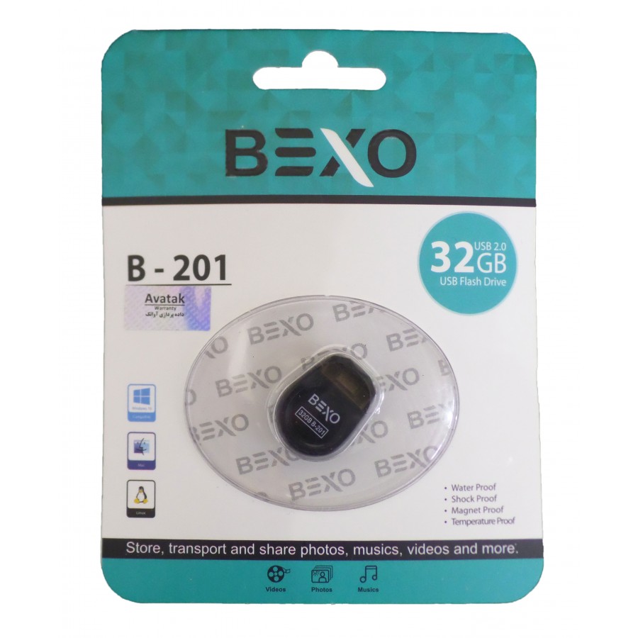 فلش مموری BEXO مدل B-201 ظرفیت 32 گیگابایت