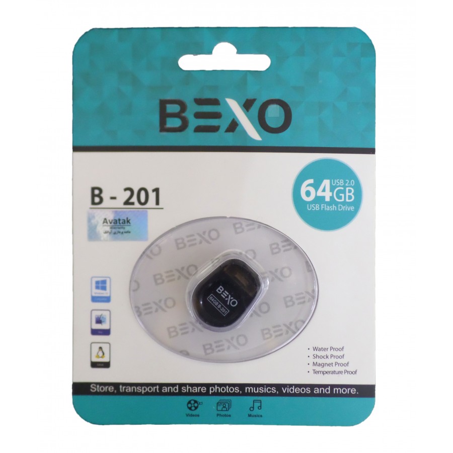 فلش مموری BEXO مدل B-201 ظرفیت 64 گیگابایت