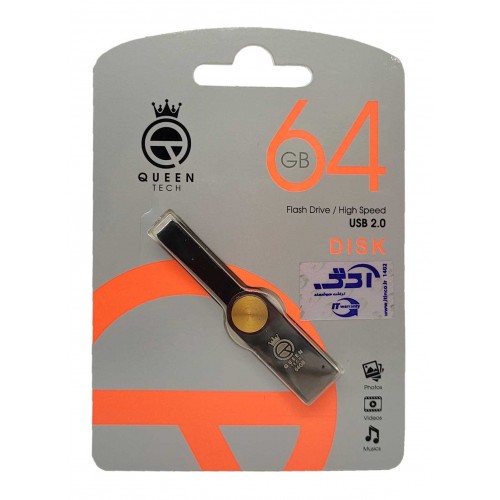 فلش مموری QUEEN TECH مدل DISK ظرفیت 64 گیگابایت فلش مموری QUEEN TECH مدل DISK ظرفیت 64 گیگابایت