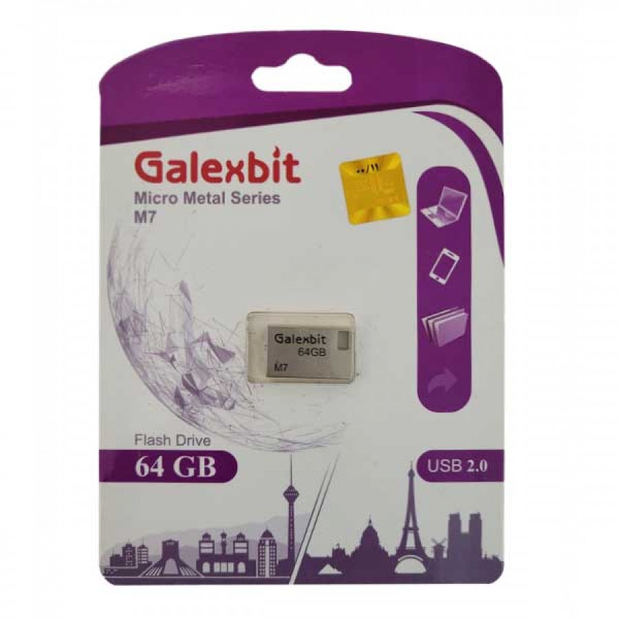 فلش مموری GALEXBIT مدل M7 ظرفیت 64 گیگابایت