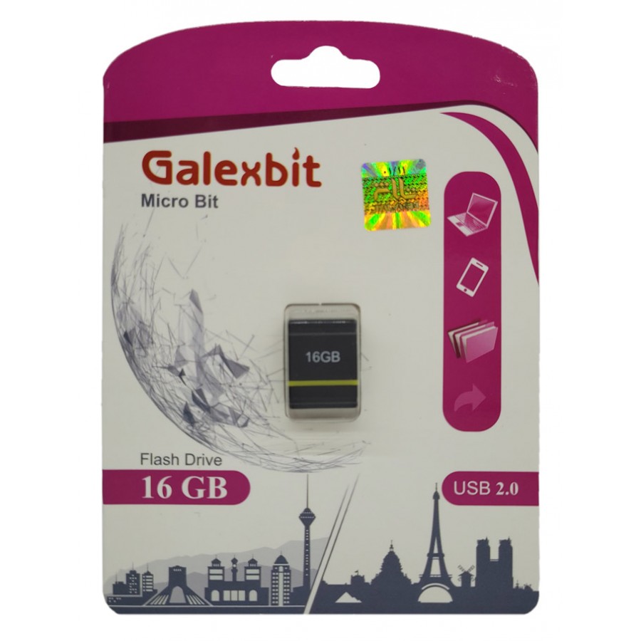 فلش مموری GALEXBIT مدل Micro Bit با ظرفیت 16 گیگابایت