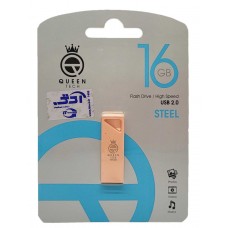 فلش QUEEN TECH مدل STEEL ظرفیت 16 گیگابایت
