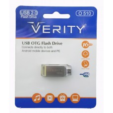فلش مموری VERITY O 510 OTG MICRO USB با ظرفيت 16 گيگابايت 