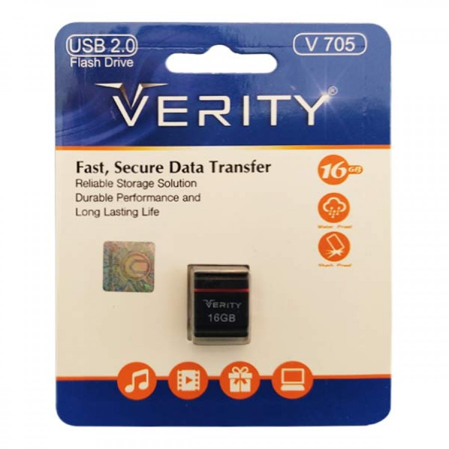 فلش مموری VERITY مدل V 705 ظرفیت 16 گیگابایت