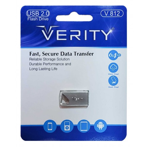 فلش مموری VERITY مدل V812 ظرفيت 64 گيگابايت