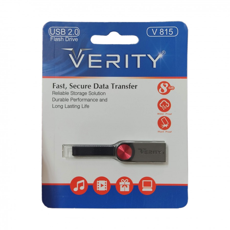 فلش مموری Verity مدل V 815 با ظرفيت 8 گيگابايت