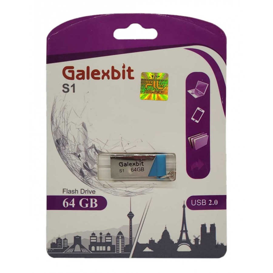 فلش مموری GALEXBIT مدل S1 ظرفیت 64 گیگابایت