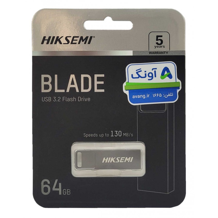فلش مموری HIKSEMI USB3.2 مدل BLADE E301 ظرفیت 64 گیگابایت