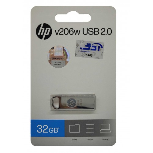 فلش مموری HP مدل V206W ظرفیت 32 گیگابایت