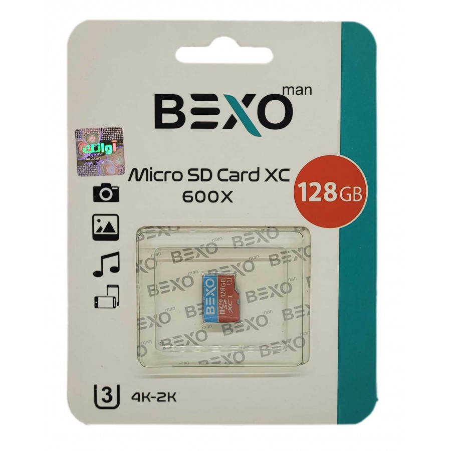 کارت حافظه BEXO 128G کلاس 10 سرعت 90MB/s 600X