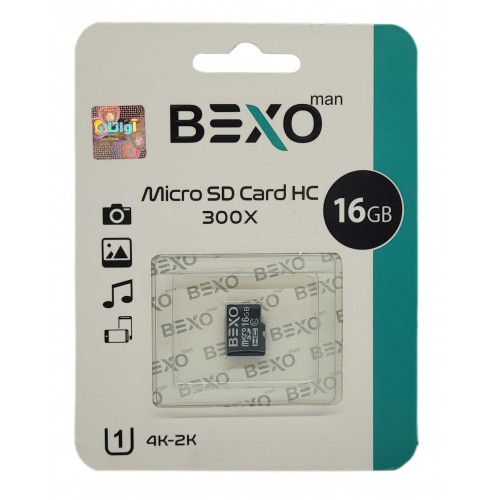 کارت حافظه BEXO 16G کلاس 10 سرعت 45MB/s 300X