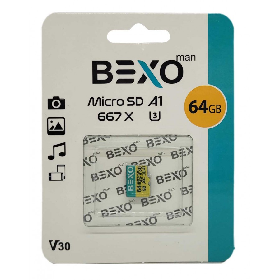 کارت حافظه BEXO 64G کلاس 10 سرعت 100MB/s 667X