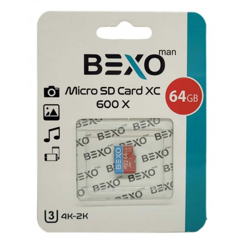 کارت حافظه BEXO 64G کلاس 10 سرعت 90MB/s 600X
