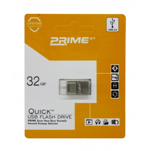 فلش مموری PRIME مدل QUICK ظرفیت 32 گیگابایت
