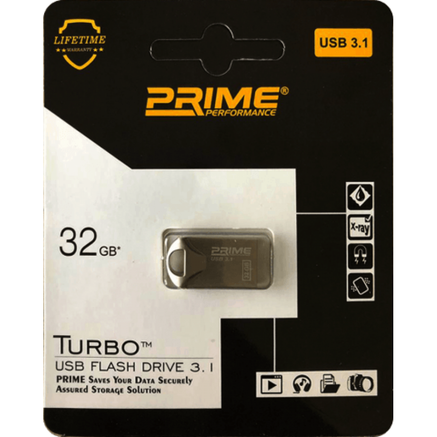 فلش مموری USB3.1 PRIME مدل TURBO ظرفیت 32 گیگابایت