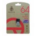فلش QUEEN TECH مدل ALPHA OTG ظرفیت 64 گیگابایت
