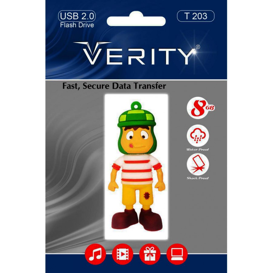 فلش عروسکی VERITY T203 ظرفيت 8 گيگابايت