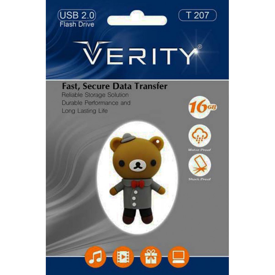 فلش عروسکی VERITY مدل T207 ظرفيت 16 گيگابايت