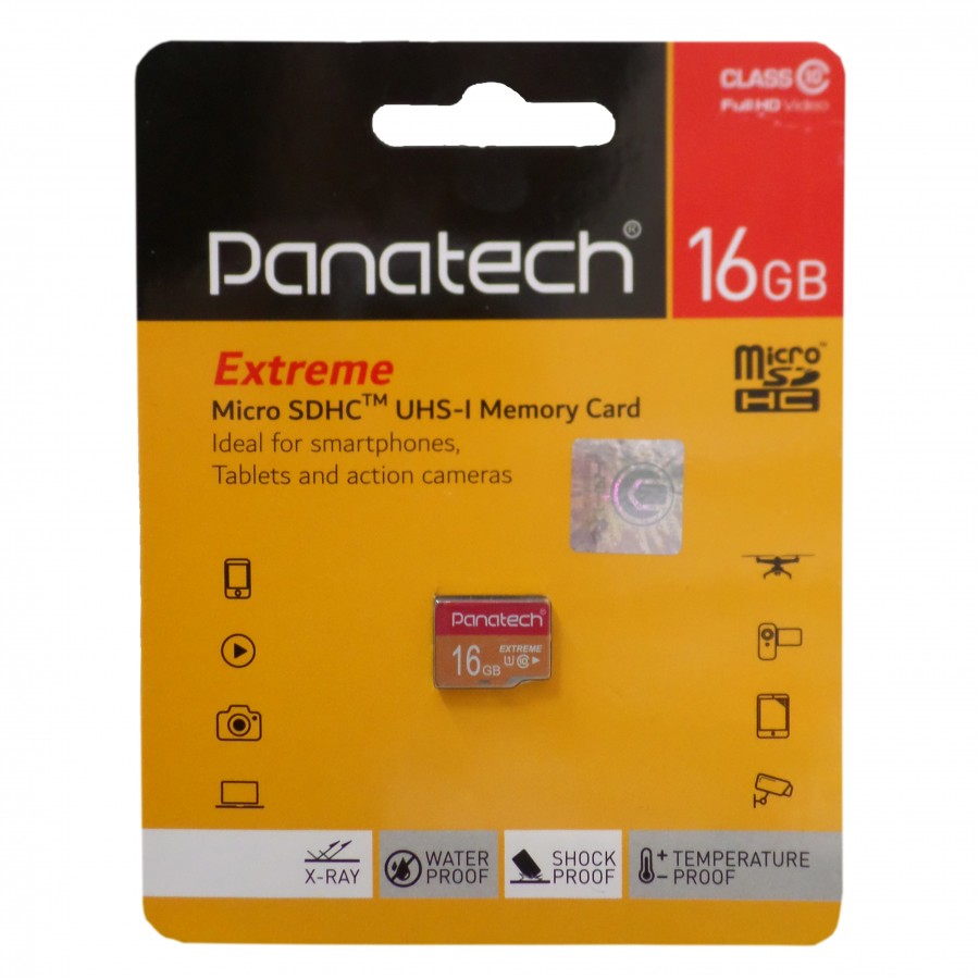 کارت حافظه PANATECH 16GB کلاس 10 U1 سری Extreme
