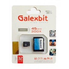 کارت حافظه Galexbit 32G کلاس 10 سرعت 45MB/s همراه با آداپتور