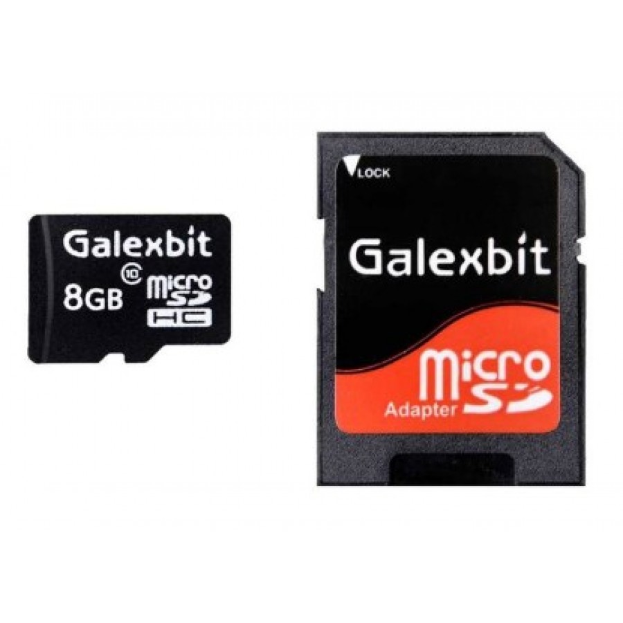 کارت حافظه Galexbit 8G کلاس 10 سرعت 50MB/s همراه با اداپتور