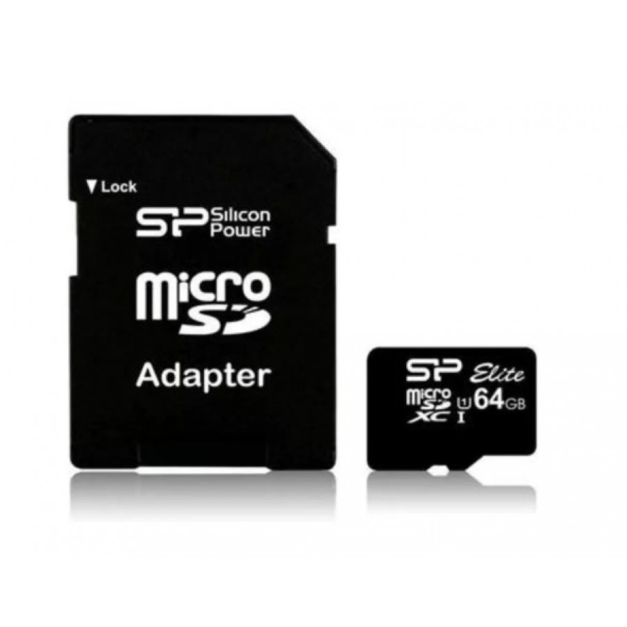 کارت حافظه Silicon Power 64G کلاس 10 U1سرعت 85MB/s