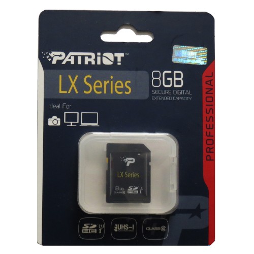 کارت حافظه SD Patriot 8G