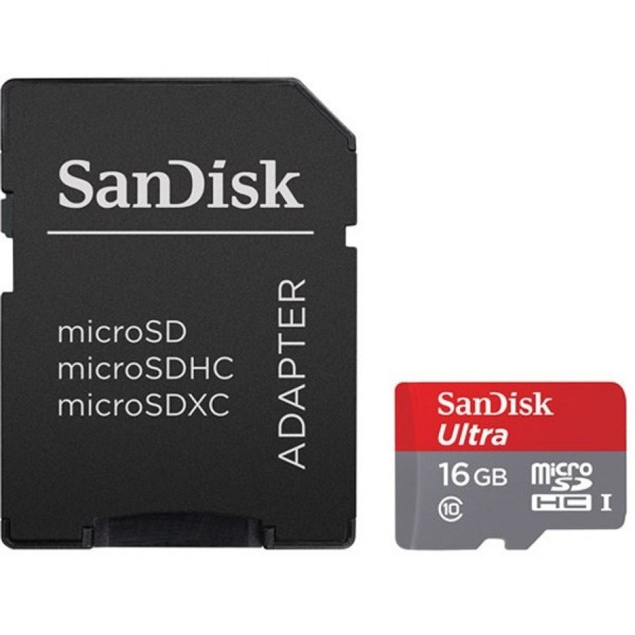 کارت حافظه رنگی Sandisk 16G کلاس 10 سرعت 98MB/s همراه با آداپتور