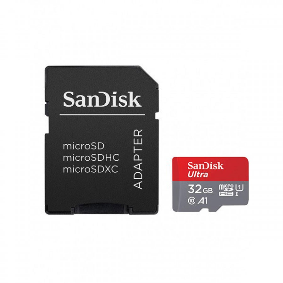 کارت حافظه رنگی Sandisk 32G کلاس 10 سرعت 98MB/s همراه با آداپتور