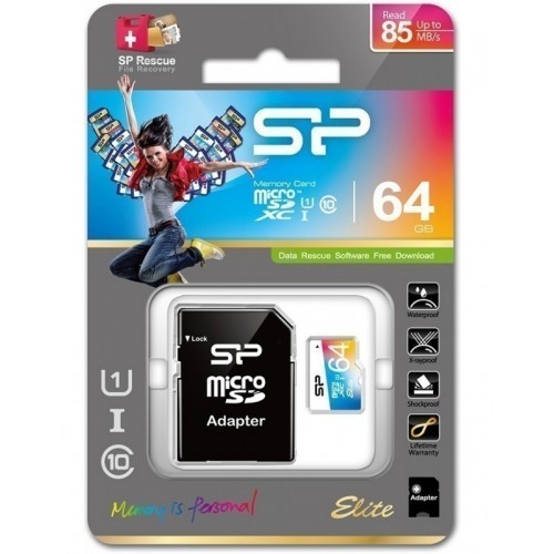 کارت حافظه رنگی Silicon Power 64G کلاس 10 سرعت 85MB/s کارت حافظه رنگی Silicon Power 64G کلاس 10 سرعت 85MB/s