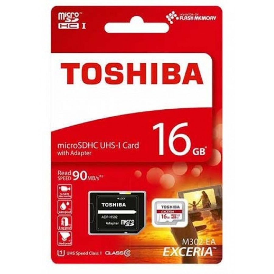کارت حافظه رنگی TOSHIBA 16G کلاس 10 سرعت 90MB/s
