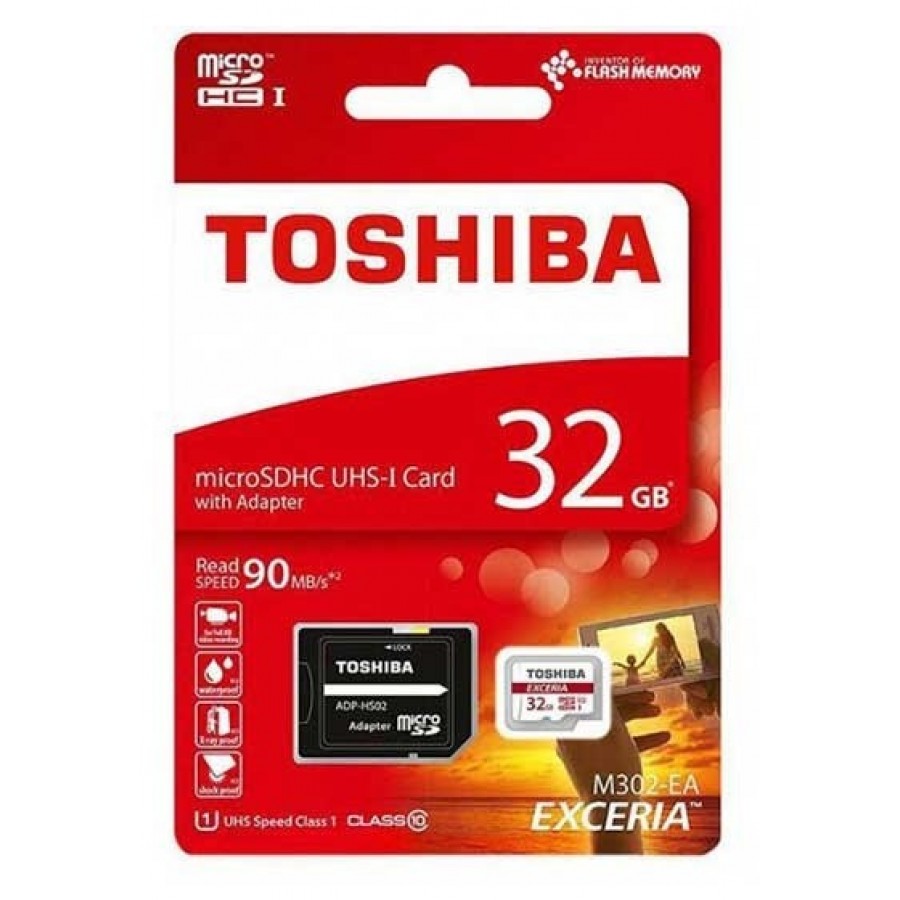 کارت حافظه رنگی TOSHIBA 32G کلاس 10 سرعت 90MB/s