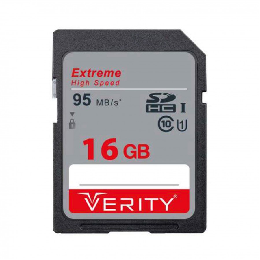 کارت حافظه VERITY SD کلاس 10 U1 سرعت 95MB/S ظرفیت 16GB
