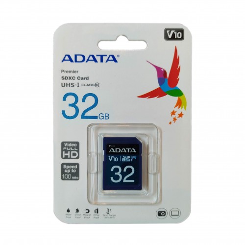 کارت حافظه ADATA SD 32GB کلاس 10 سرعت 100MB/S