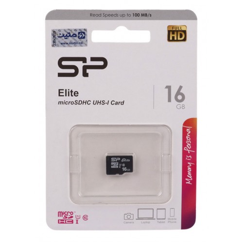 کارت حافظه SILICON POWER 16GB مدل Elite سرعت 100MB/s کارت حافظه SILICON POWER 16GB مدل Elite سرعت 100MB/s