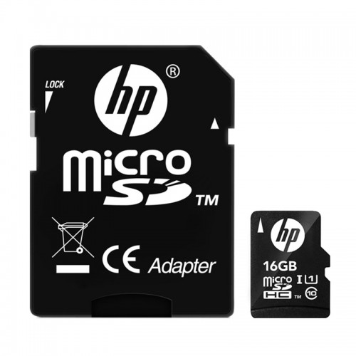 کارت حافظه HP 16G کلاس 10 U1 همراه با آداپتور