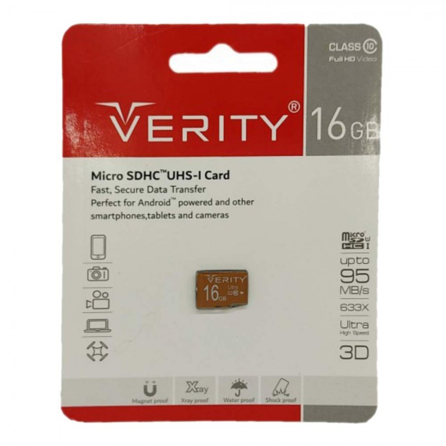 کارت حافظه VERITY 32G سرعت 95MB/s