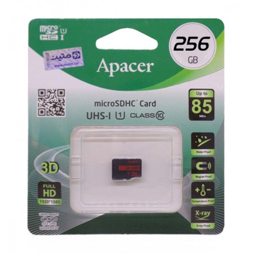 کارت حافظه APACER 256GB سرعت 85MB/s