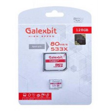 کارت حافظه GALEXBIT 128GB سرعت 80MB/s همراه با آداپتور 