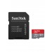 کارت حافظه رنگی Sandisk 128G کلاس 10 U3 سرعت 100MB/s همراه با آداپتور