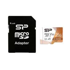 کارت حافظه SILICON POWER 256GB U3 مدل Superior سرعت 100MB/s همراه با آداپتور 