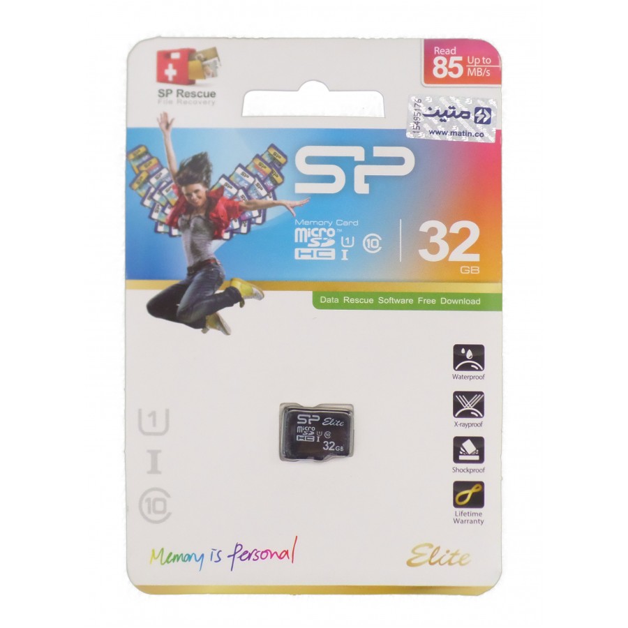 کارت حافظه SILICON POWER 32GB سرعت 85MB/s