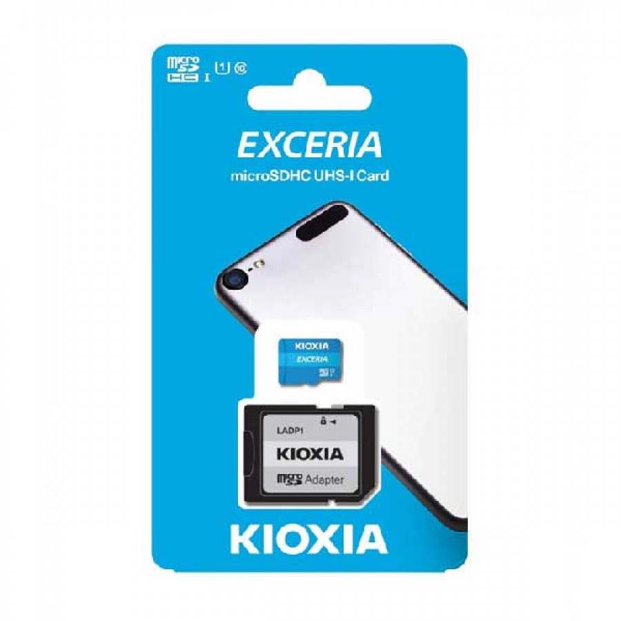 کارت حافظه 64G KIOXIA کلاس 10 U1 سرعت 100MB/s همراه با آداپتور